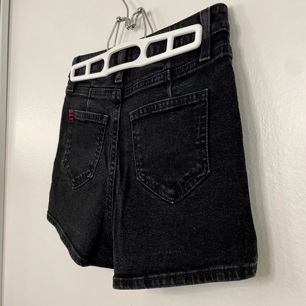BDG High Waisted Black Denim Shorts - Picture 11 of 13